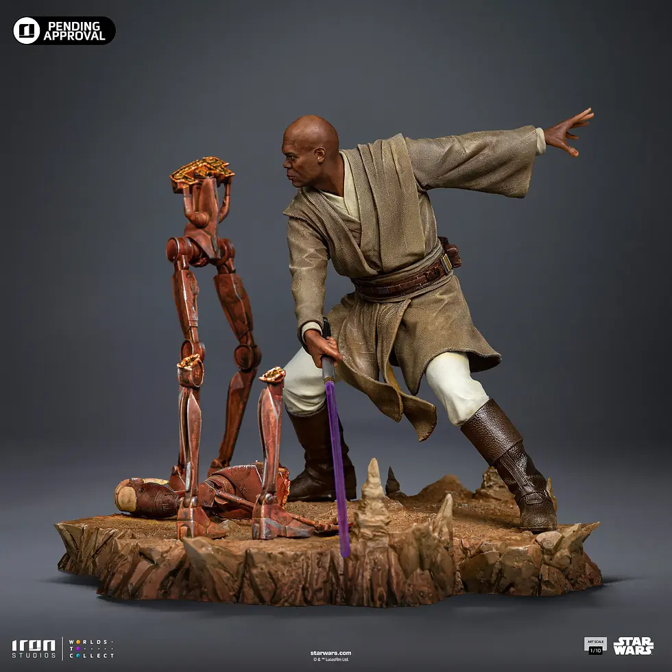 Miniatura: Mace Windu 1/10 - Star Wars - Art Scale 1/10 - Iron Studios - Abono