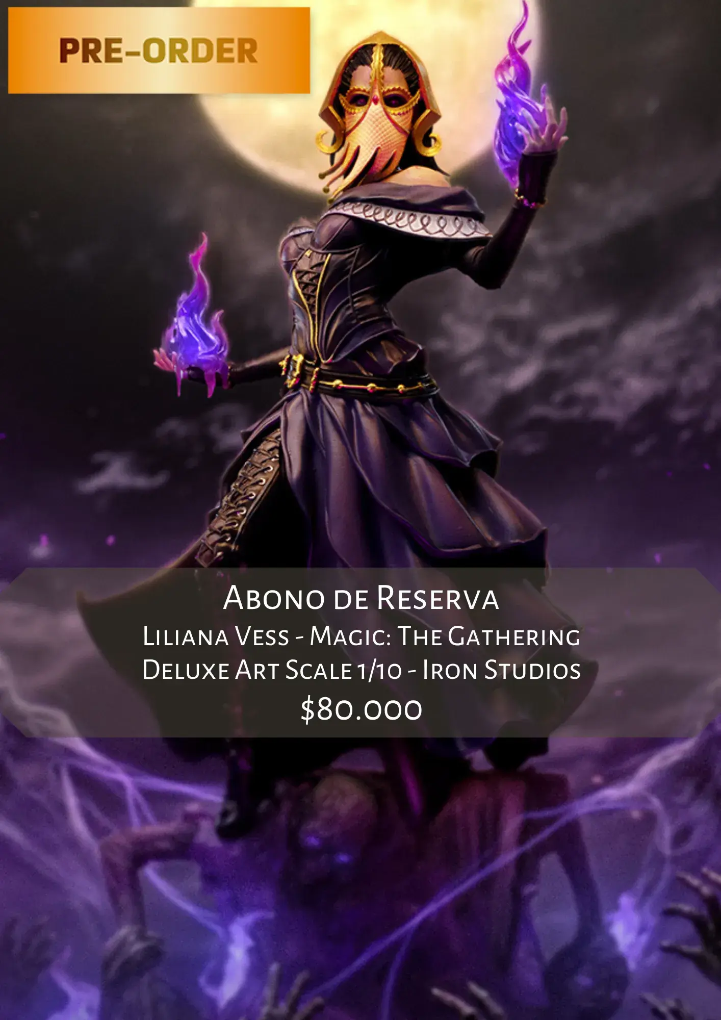 Liliana Vess - Magic: The Gathering - Deluxe Art Scale 1/10 - Iron Studios