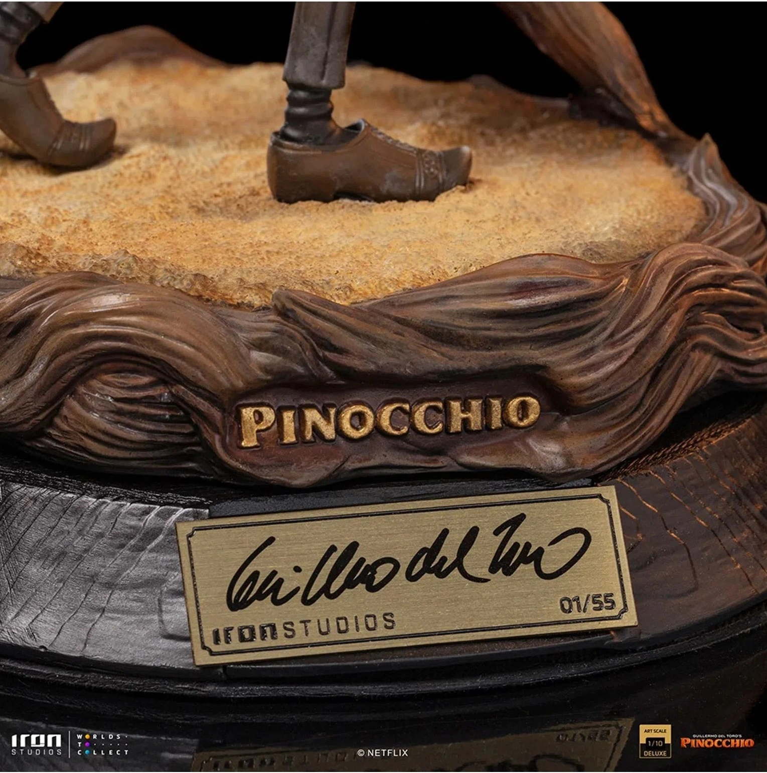 Iron Studios - Gepeto & Pinocchio BDS Art Scale 1/10 - Guillermo Del Toro S Pinocchio 23cm 618231953110