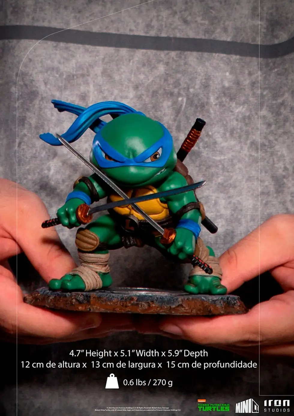 Miniatura: Diorama (4) Tortugas Ninja Mutante TMNT - MiniCo - Iron Studios