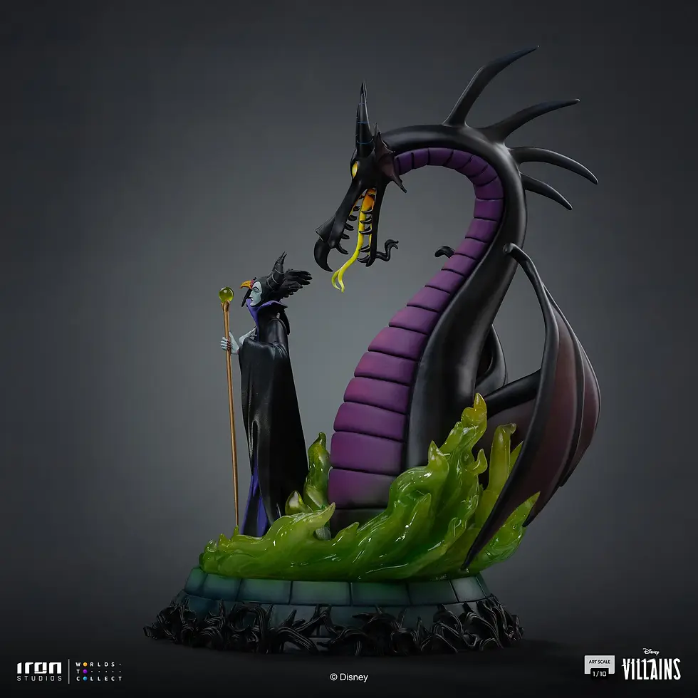 Miniatura: Figura Coleccionable Maleficent - Disneys Villains - Art Scale 1/10 - Iron Studios