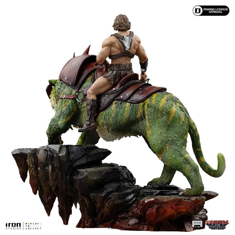 Miniatura: He-Man and Battle Cat - Masters of the Universe Movie - Deluxe Art Scale 1/10 - Iron Studios