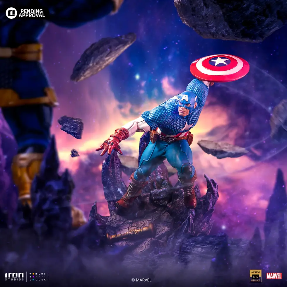 Miniatura: Captain America Deluxe - Infinity Gauntlet Diorama 1/10 Iron Studios - Abono