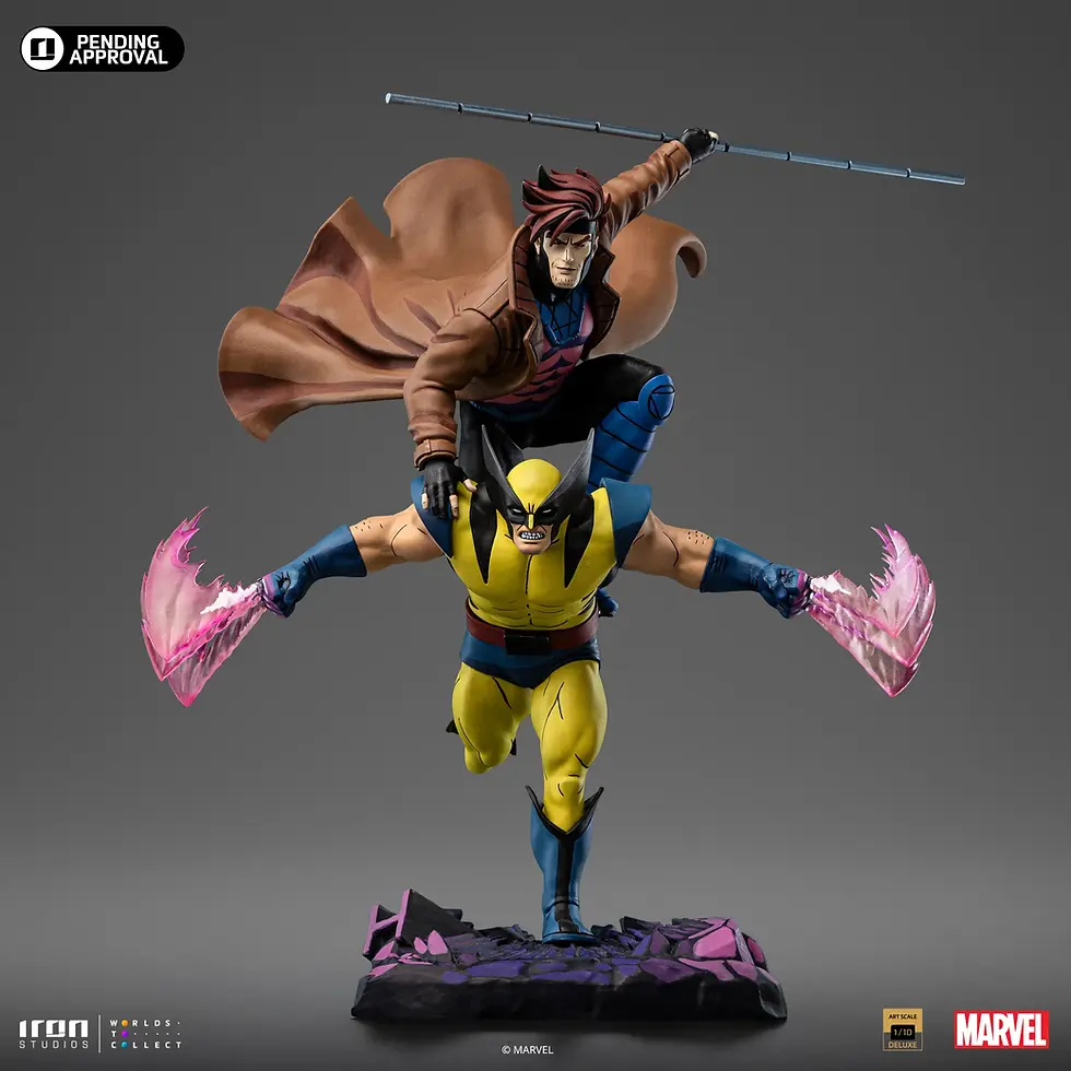Miniatura: Gambit & Wolverine - X-Men 97 - Art Scale 1/10 - Iron Studios - Abono