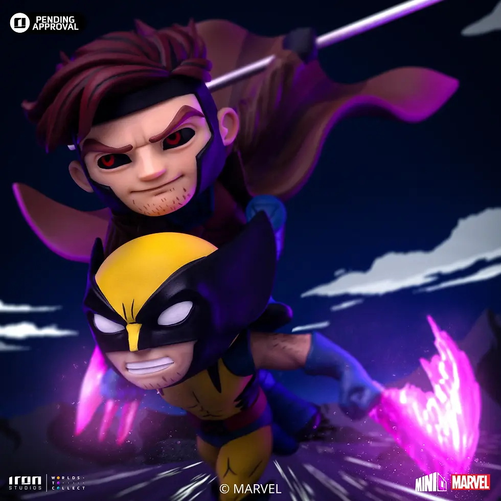 Miniatura: Gambit and Wolverine - X-Men 97 - MiniCo - Iron Studios - Abono
