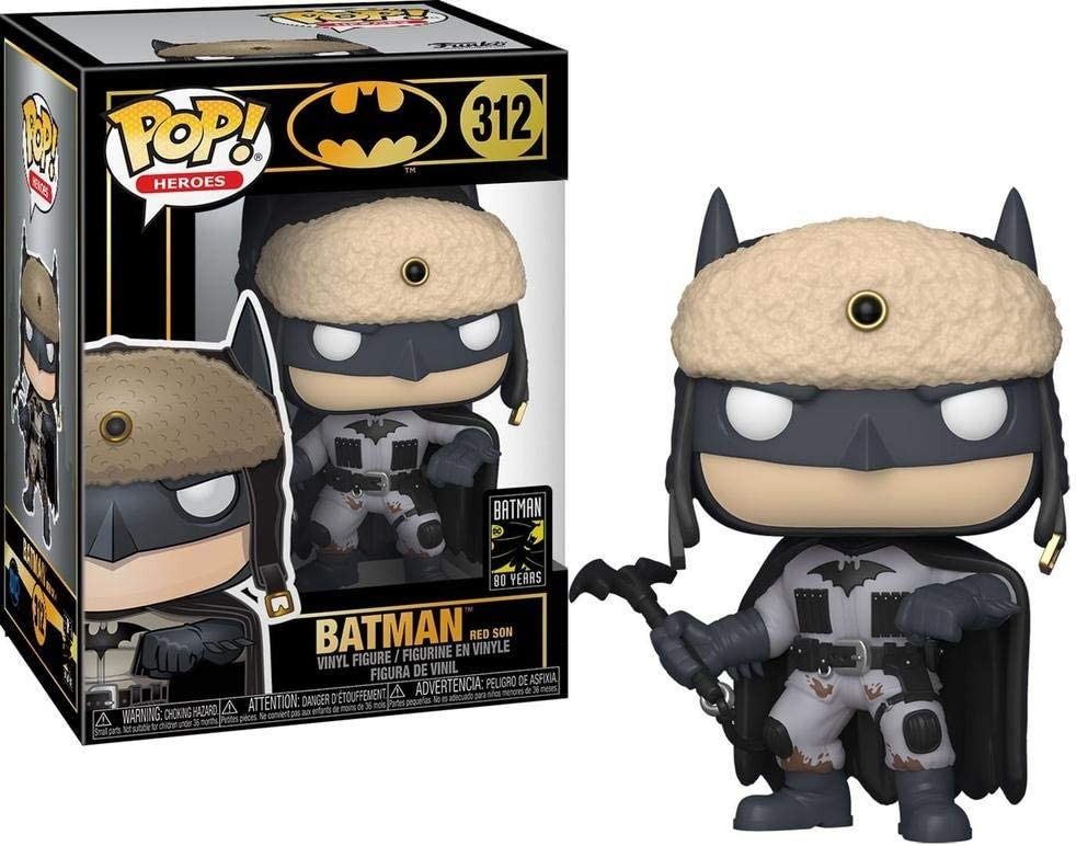 Funko Pop! Heroes: DC Super Heroes - Batman 80th - Red Son Batman (2003) #312