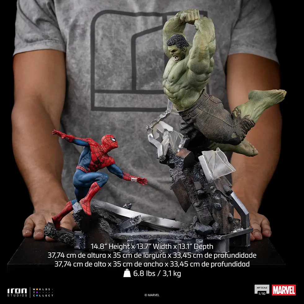 Spider-Man vs Hulk - Spider-Man: Brand New Day - Art Scale 1/10 - Iron Studios