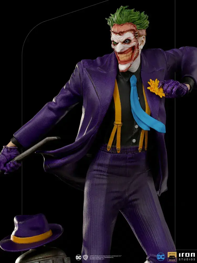 Miniatura: The Joker Deluxe Ver, - DC Comics - Art Scale 1/10 - Iron Studios