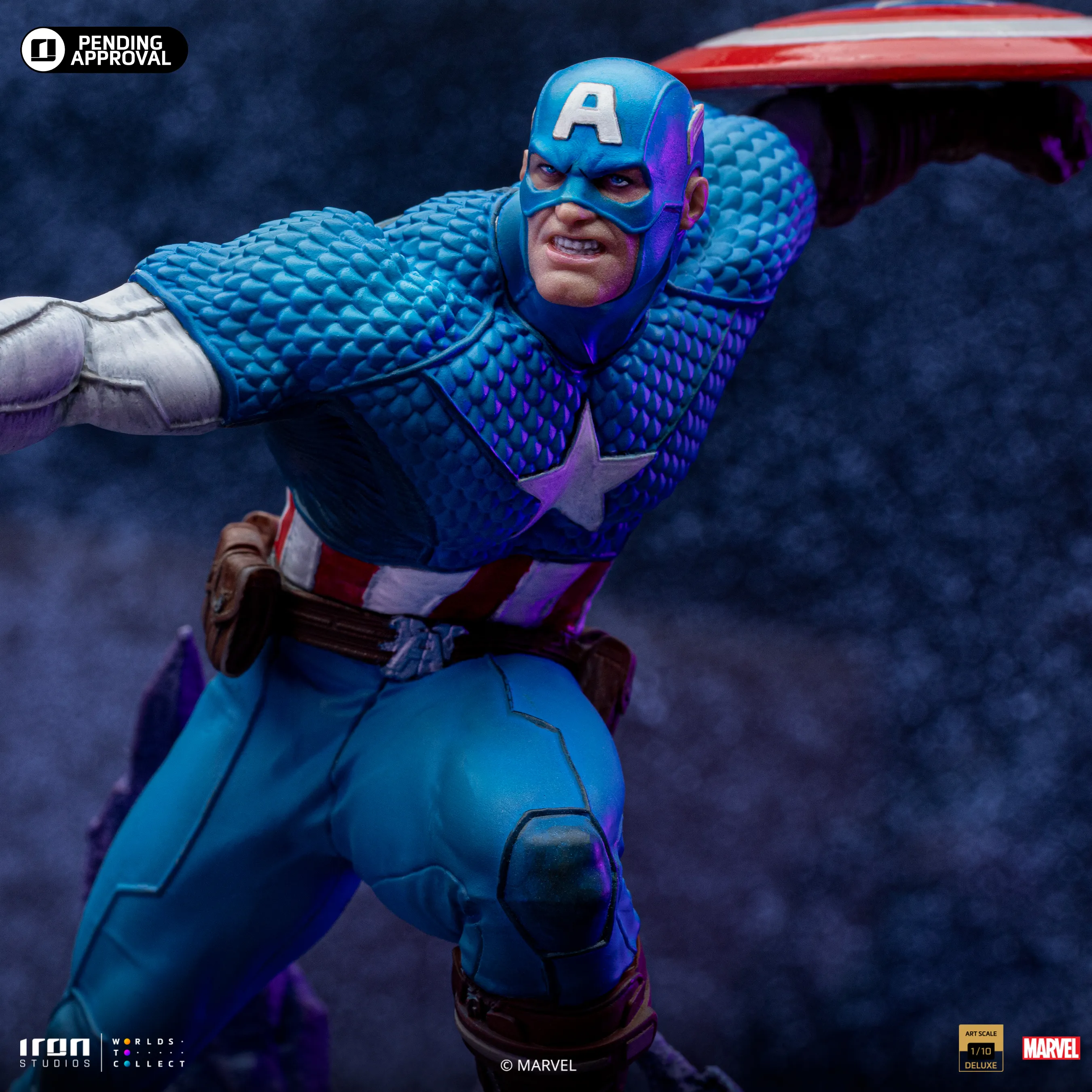 Captain America Deluxe - Infinity Gauntlet Diorama 1/10 Iron Studios ...