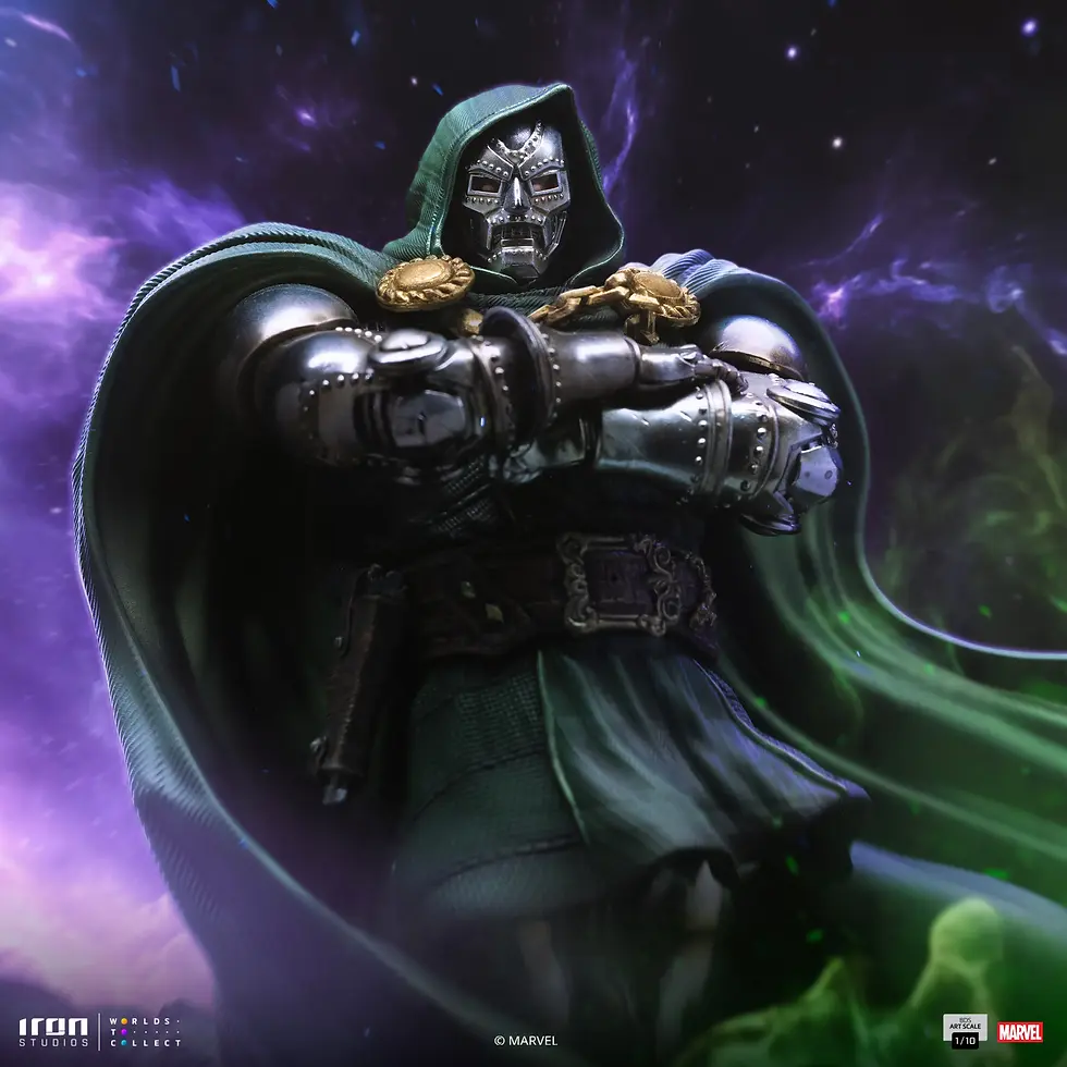 Miniatura: Doctor Doom - Infinity Gauntlet Diorama 1/10 - Iron Studios - Abono
