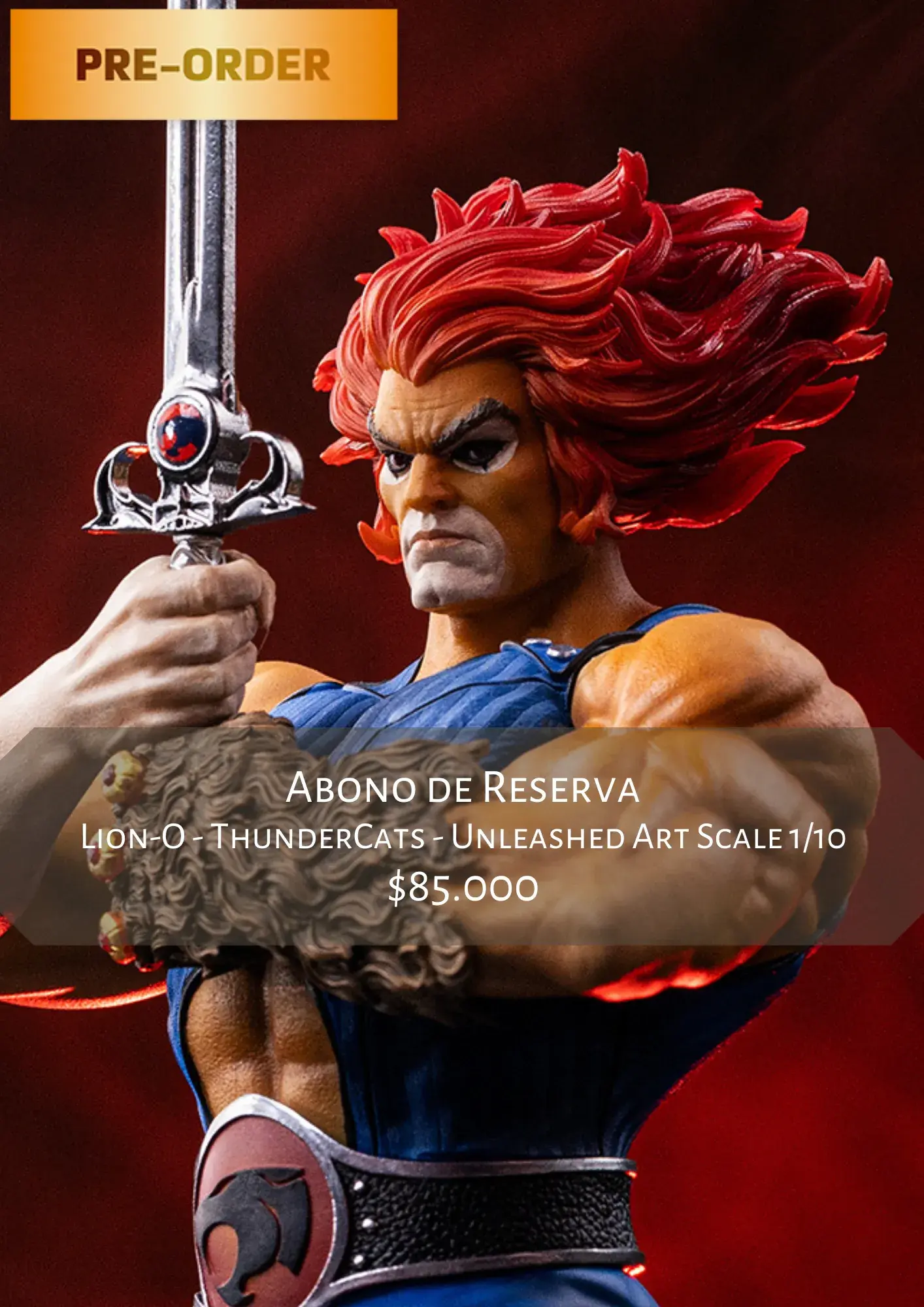 Lion-O - ThunderCats - Unleashed Art Scale 1/10 - Iron Studios