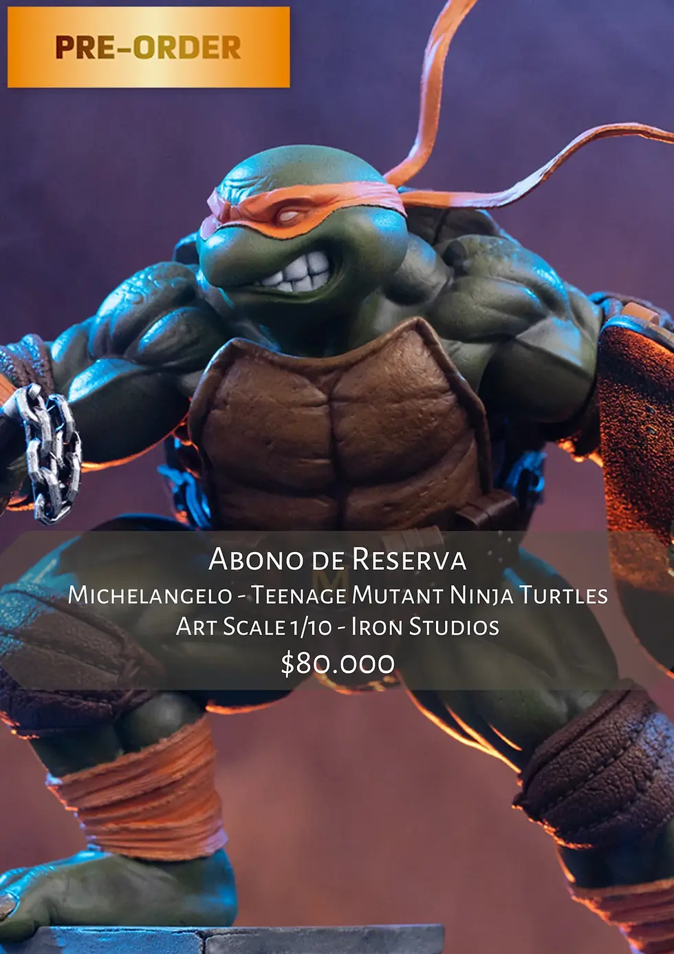 Michelangelo - Teenage Mutant Ninja Turtles - Art Scale 1/10 - Iron Studios