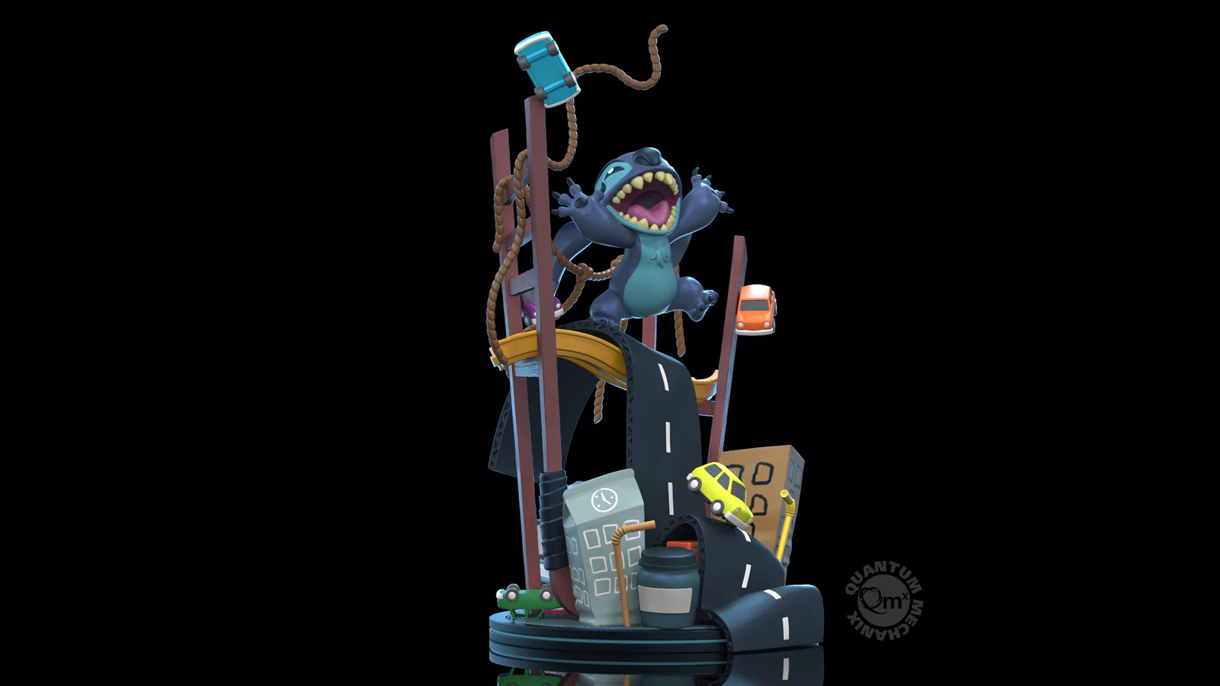 Figurine Quantum Mechanix Q-Fig Max Elite – Stitch X San Francisco, 8 Pouces – édition Spéciale Neuve 2021