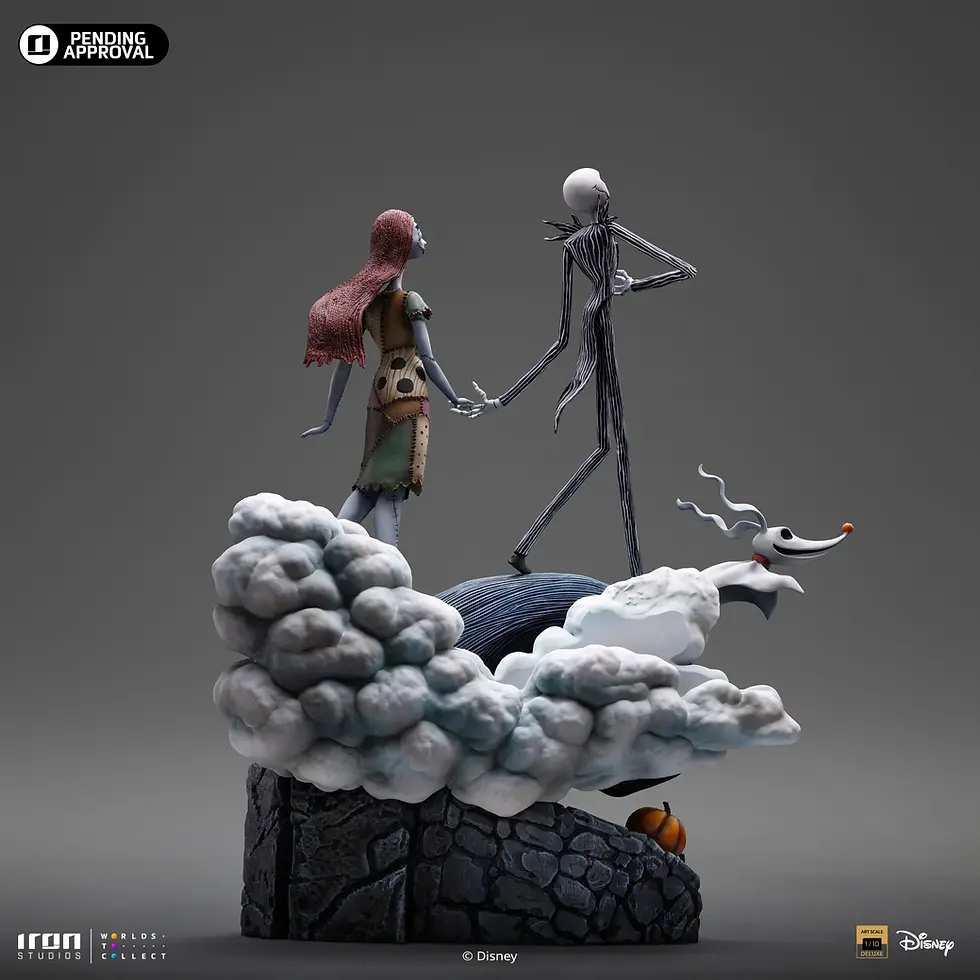 Miniatura: Jack and Sally - Nightmare Before Christmas - Deluxe 1/10 - Iron Studios - Abono