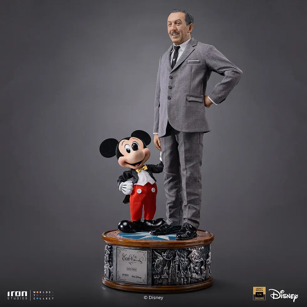 Miniatura: Walt Disney & Mickey Mouse - Disney Classics - Legacy Replica 1/4 - Iron Studios