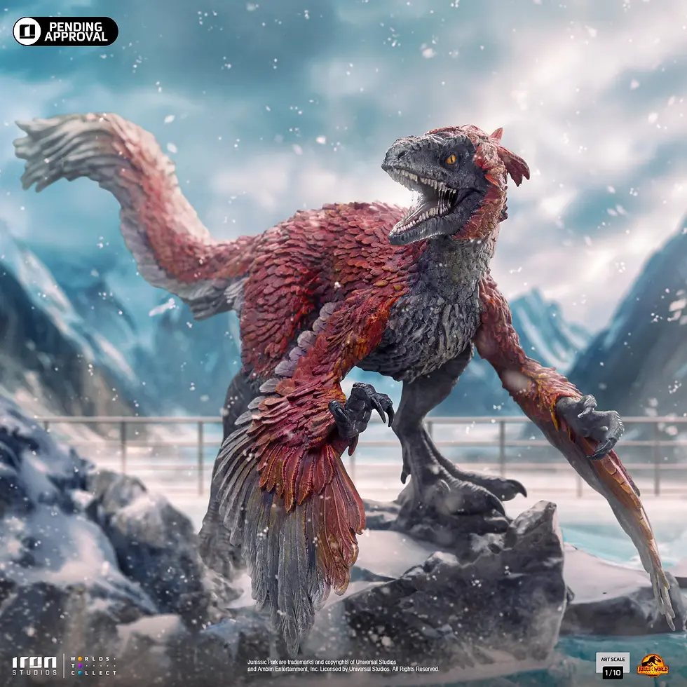 Miniatura: Pyroraptor - Jurassic World: Dominion - Art Scale 1/10 - Iron Studios - Abono