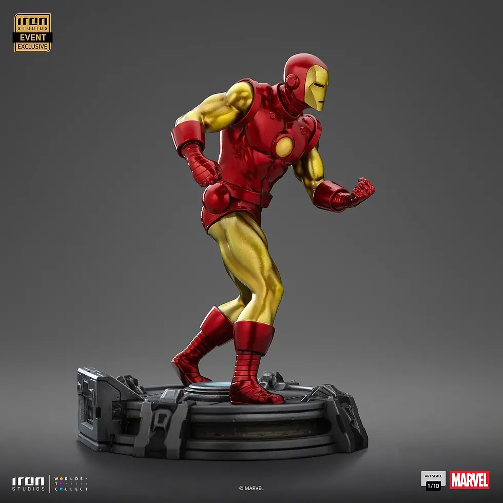 Miniatura: Figura Coleccionable Iron Man (CCXP Event Exclusive 2025) - Marvel Comics - Art Scale 1/10 - Iron Studios