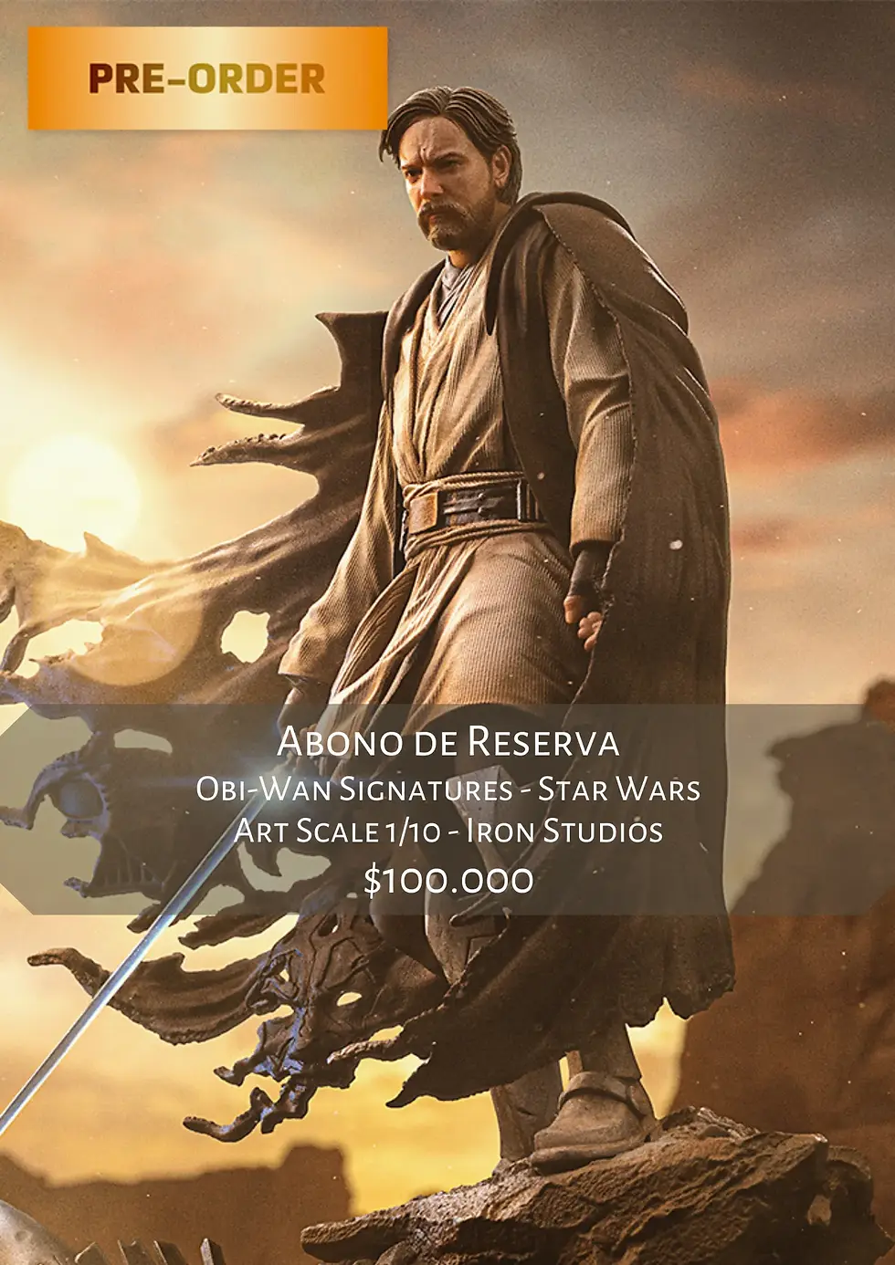 Figura Coleccionable Obi-Wan Signatures - Star Wars - Art Scale 1/10 - Iron Studios