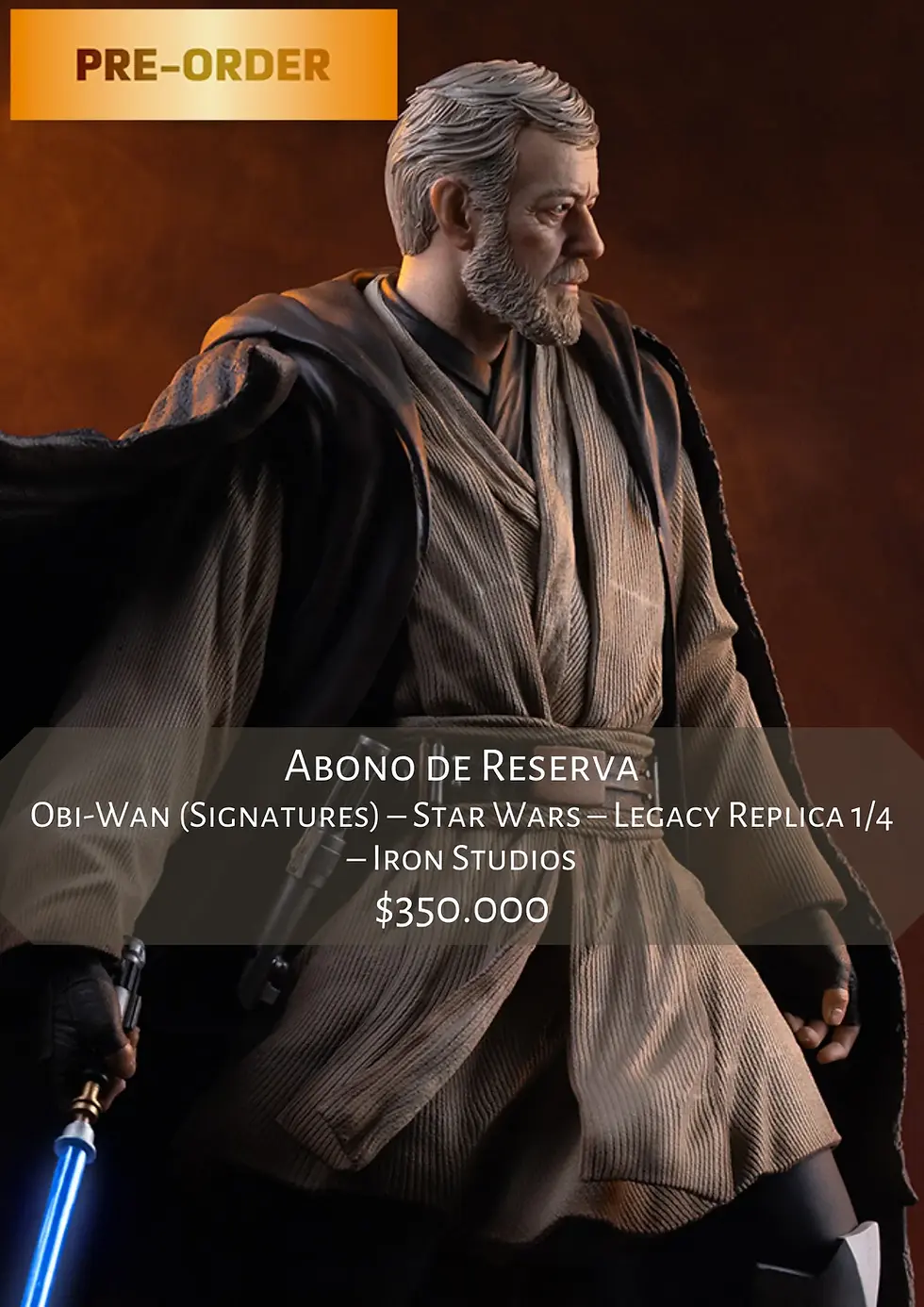 Obi-Wan (Signatures) – Star Wars – Legacy Replica 1/4 – Iron Studios