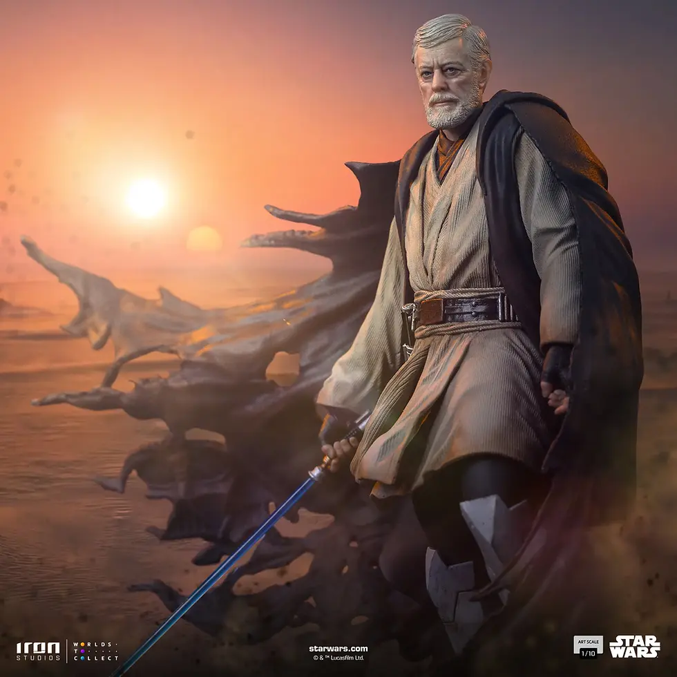 Miniatura: Figura Coleccionable Obi-Wan Signatures - Star Wars - Art Scale 1/10 - Iron Studios