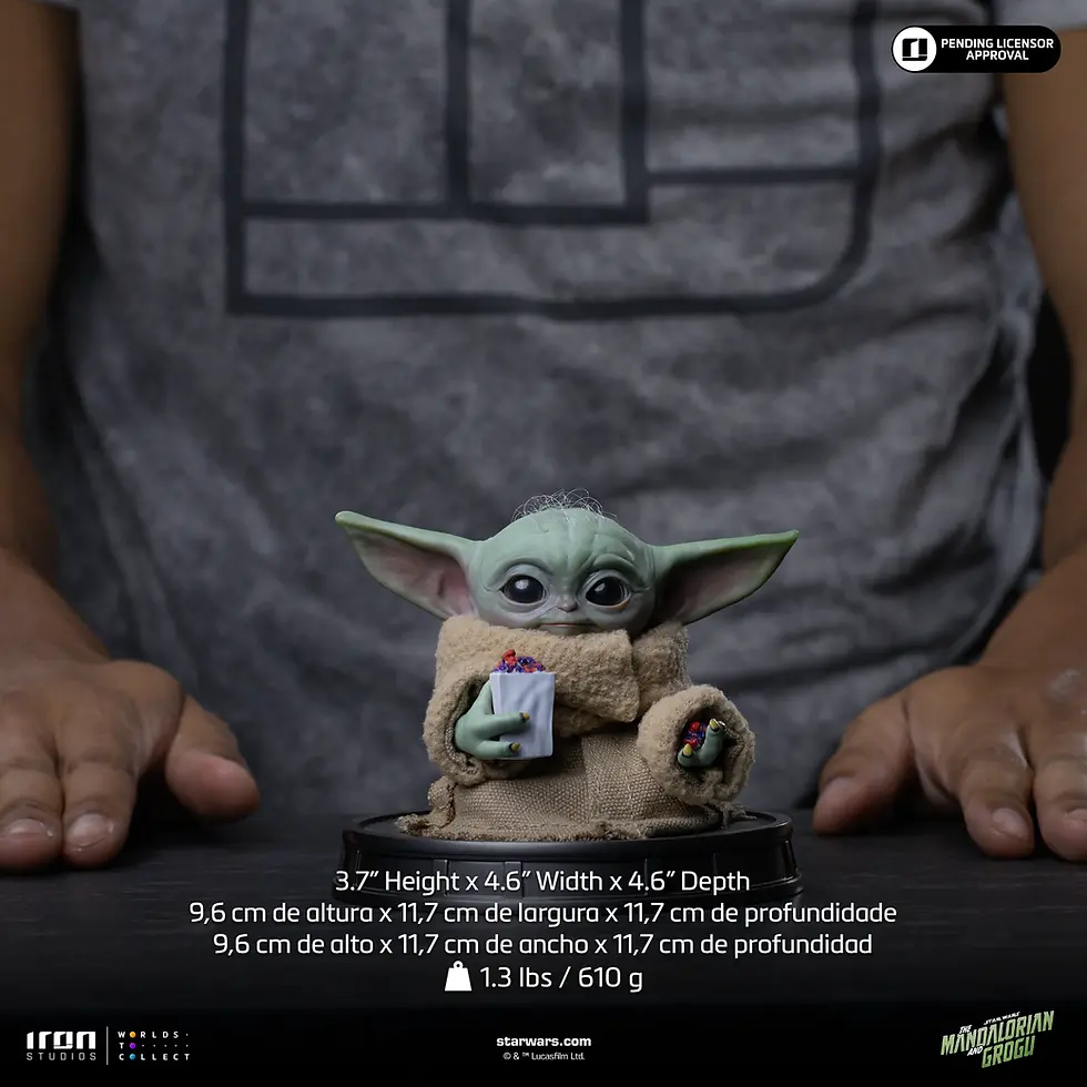 Grogu Popcorn Time - Mandalorian and Grogu Movie - Grogu Collection - Iron Studios