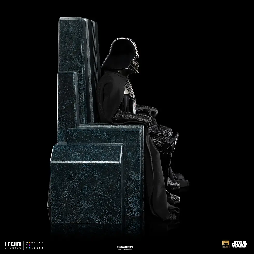 Miniatura: Darth Vader on Throne - Star Wars - Art Scale 1/10 - Iron Studios - Abono
