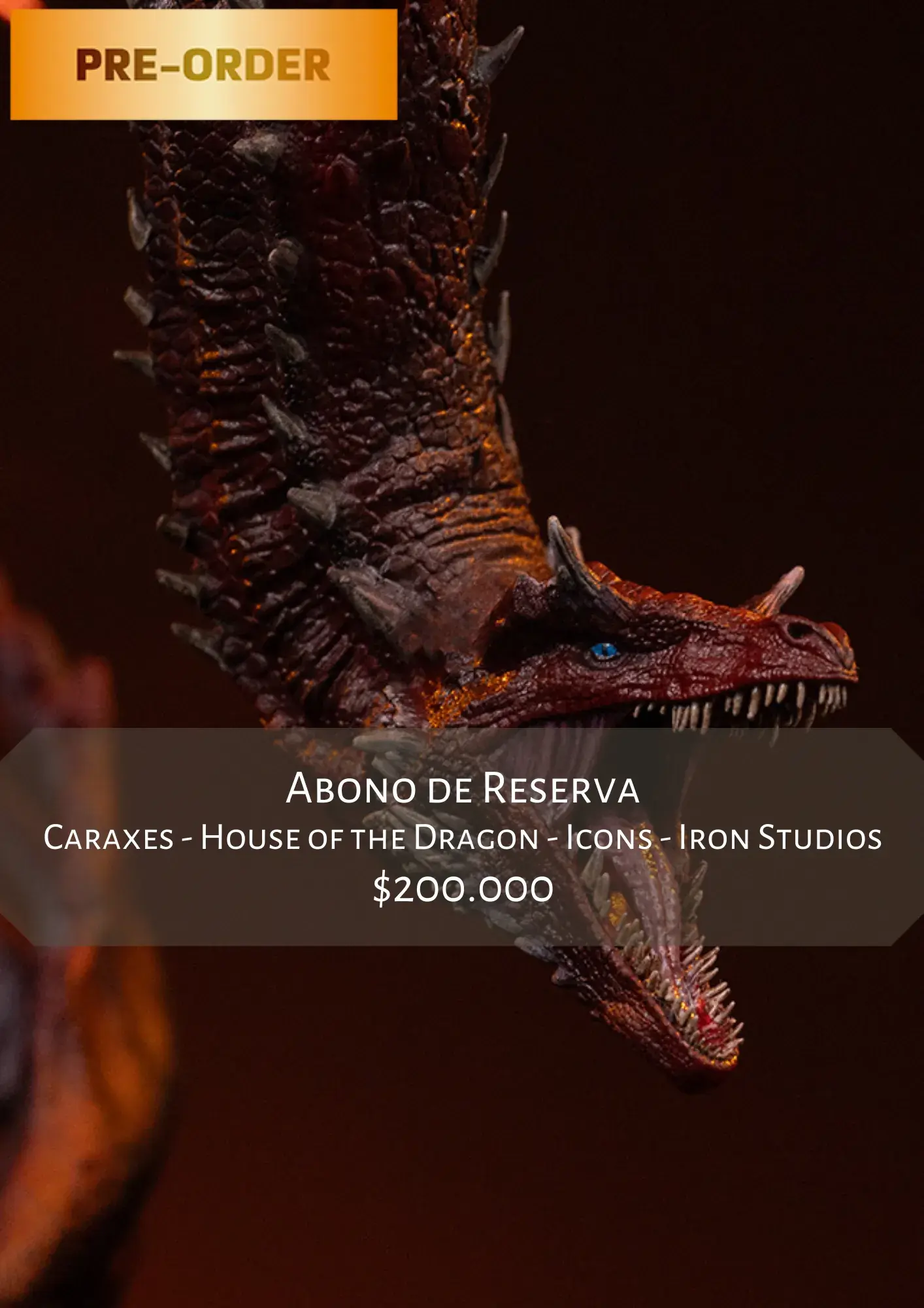 Caraxes - House of the Dragon - Icons - Iron Studios