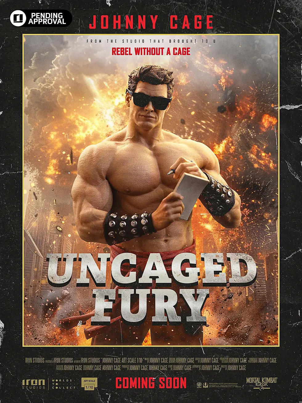 Miniatura: Johnny Cage - Mortal Kombat - Art Scale 1/10 - Iron Studios - Abono