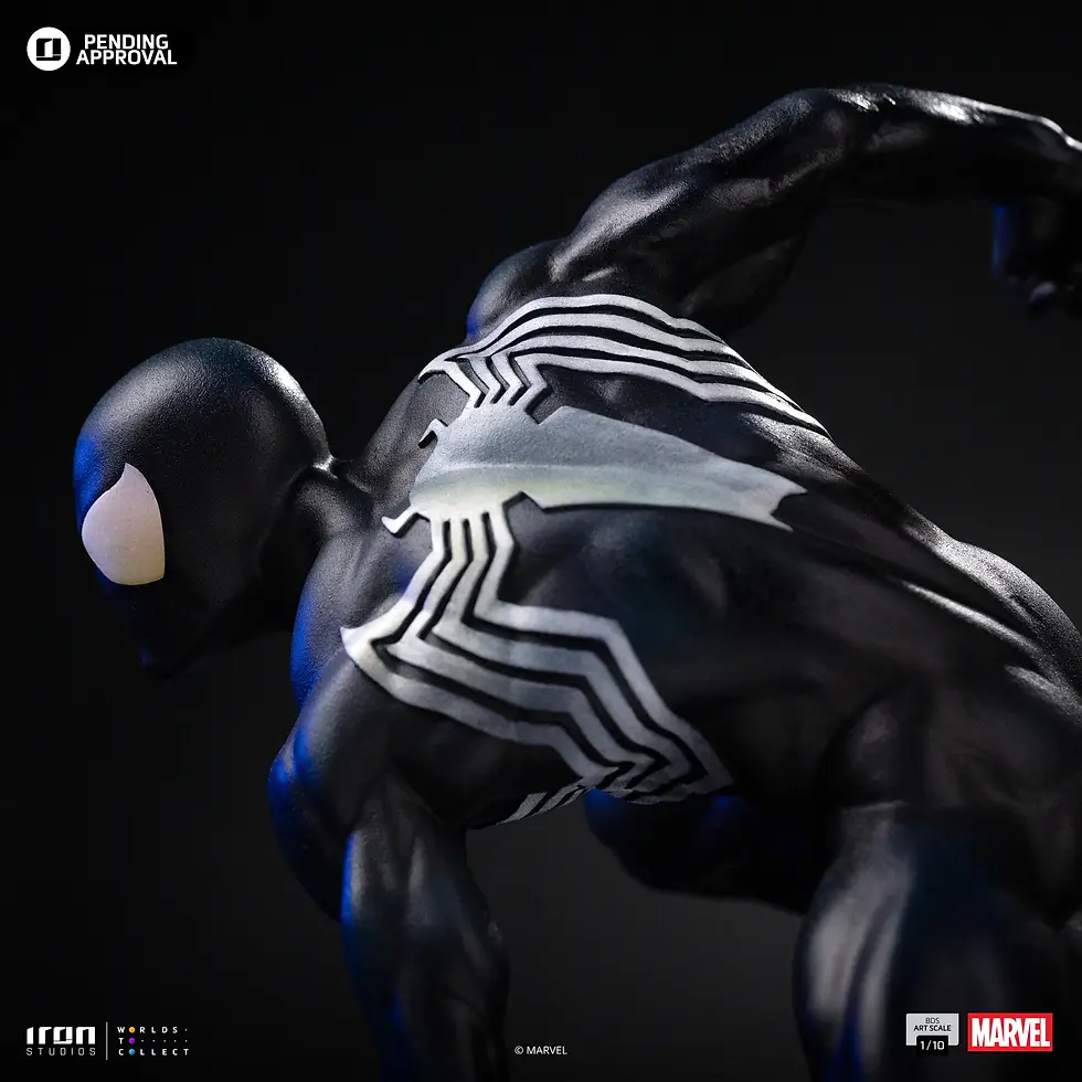 Miniatura: Spider-Man Black Costume Marvel Comics Series 7 - 1/10 - Iron Studios - Abono