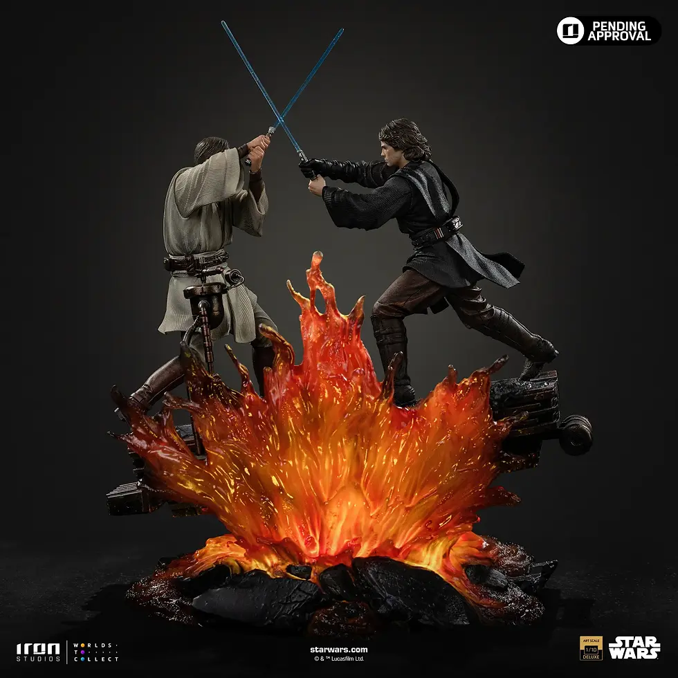 Miniatura: Anakin vs Obi-Wan - Star Wars - Art Scale 1/10 - Iron Studios - Abono