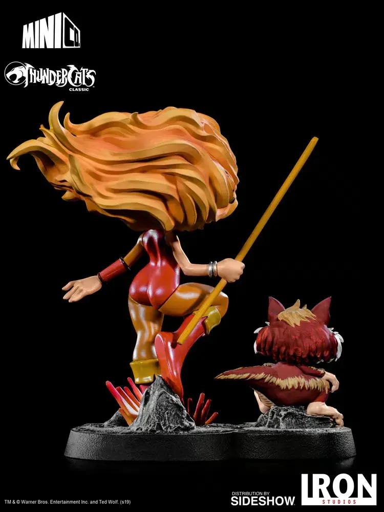 Miniatura: Figura Coleccionable Cheetara & Snarf - Thundercats - MiniCo - Iron Studios