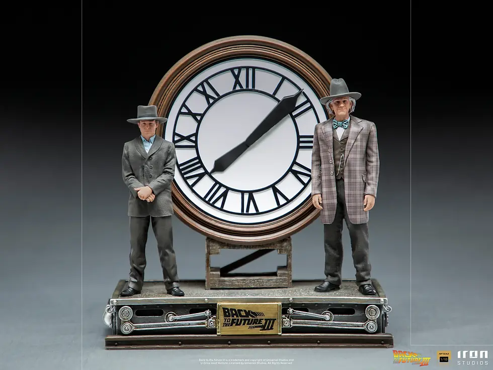 Miniatura: Marty and Doc at the Clock - Back to the Future - Art Scale 1/10 - Iron Studios