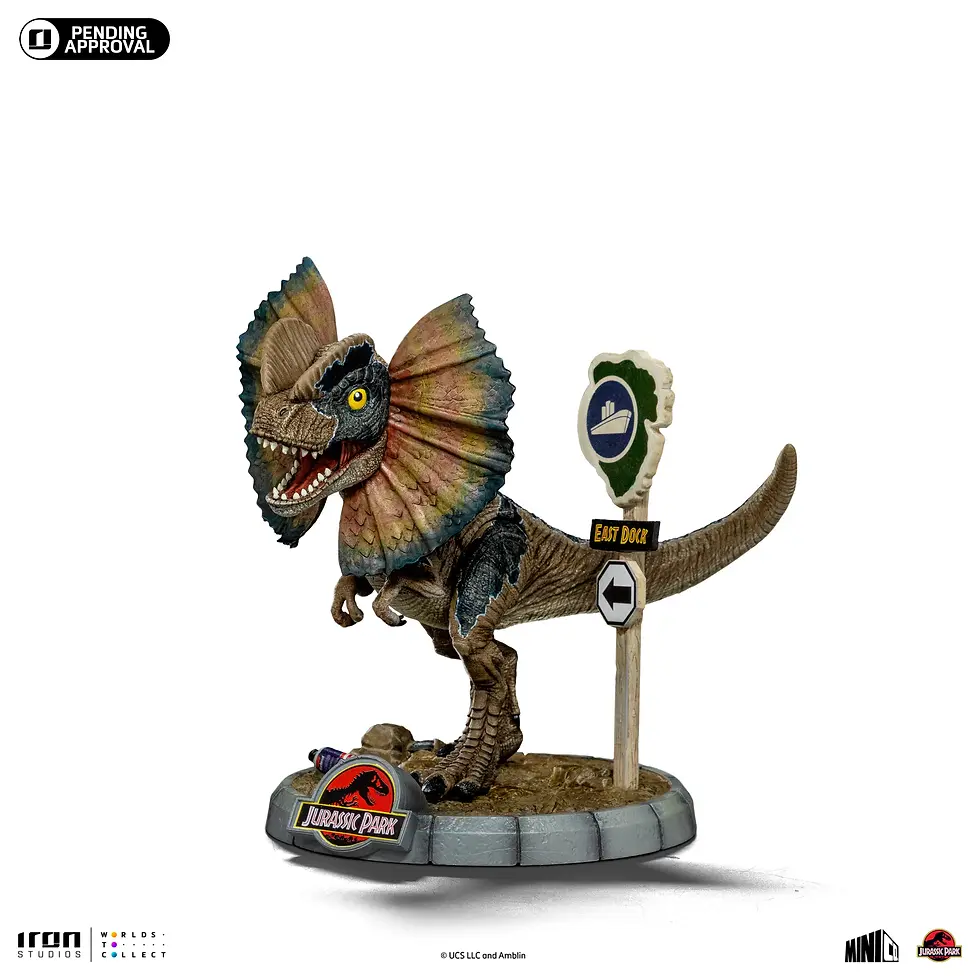 Miniatura: Figura Coleccionable Dilophosaurus - Jurassic Park - MiniCo - Iron Studios