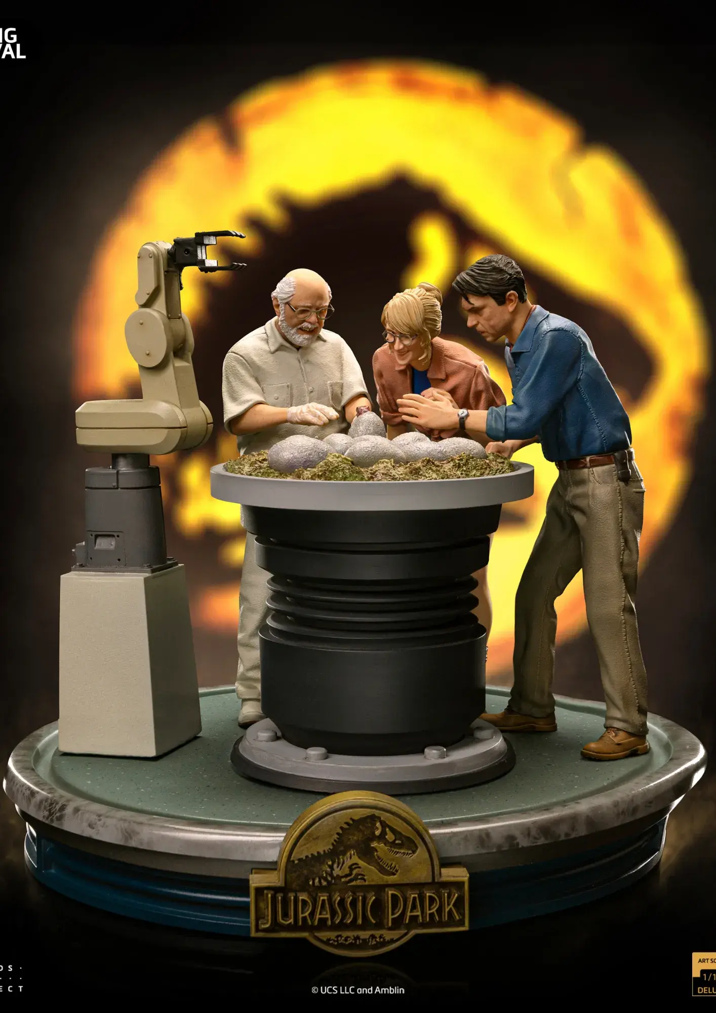 Dino Hatching Deluxe - Jurassic Park - 1/10 - Iron Studios