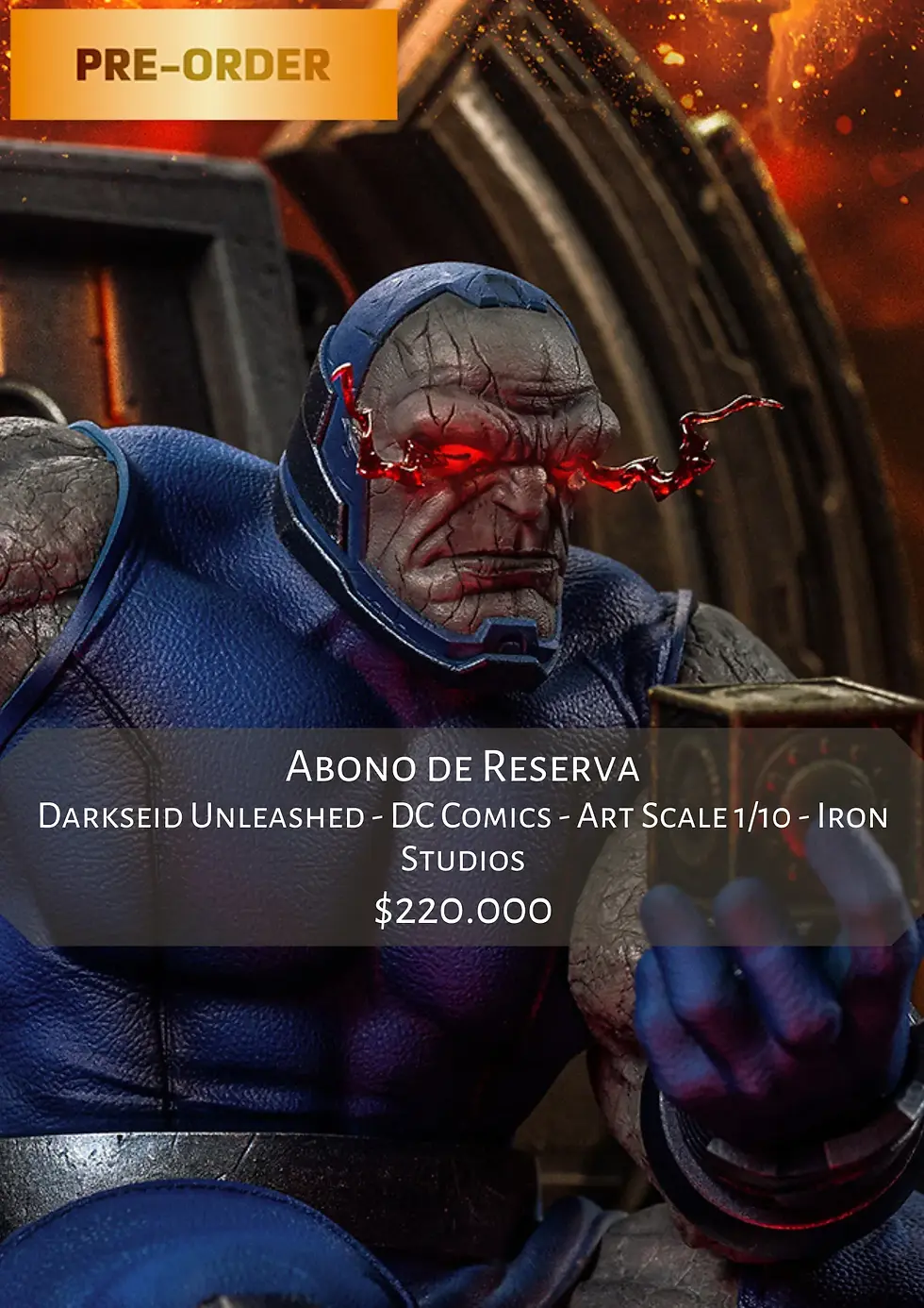 Darkseid Unleashed - DC Comics - Art Scale 1/10 - Iron Studios
