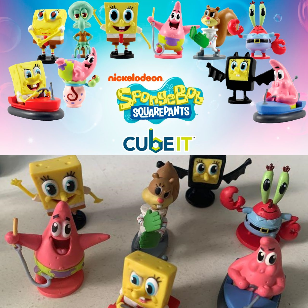 Mini Figuras Bob Esponja Cube It - Blind Box