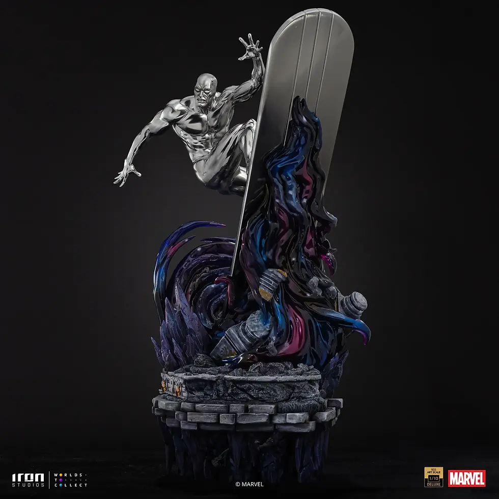 Miniatura: Silver Surfer - Infinity Gauntlet Diorama - Scale 1/10 - Iron Studios - Abono