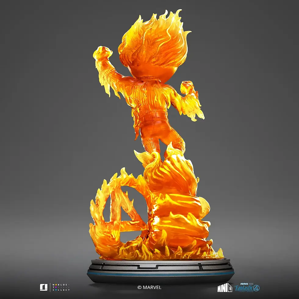 Miniatura: Figura Coleccionable Human Torch - The Fantastic Four - Minico - Iron Studios