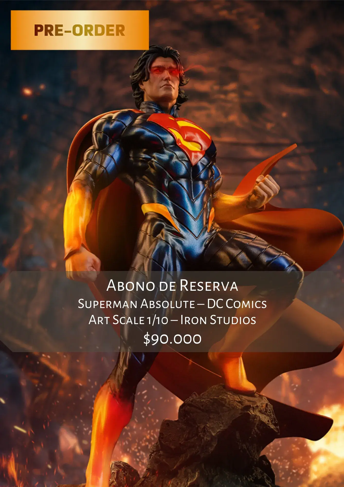 Figura Coleccionable Superman Absolute – DC Comics – Art Scale 1/10 – Iron Studios