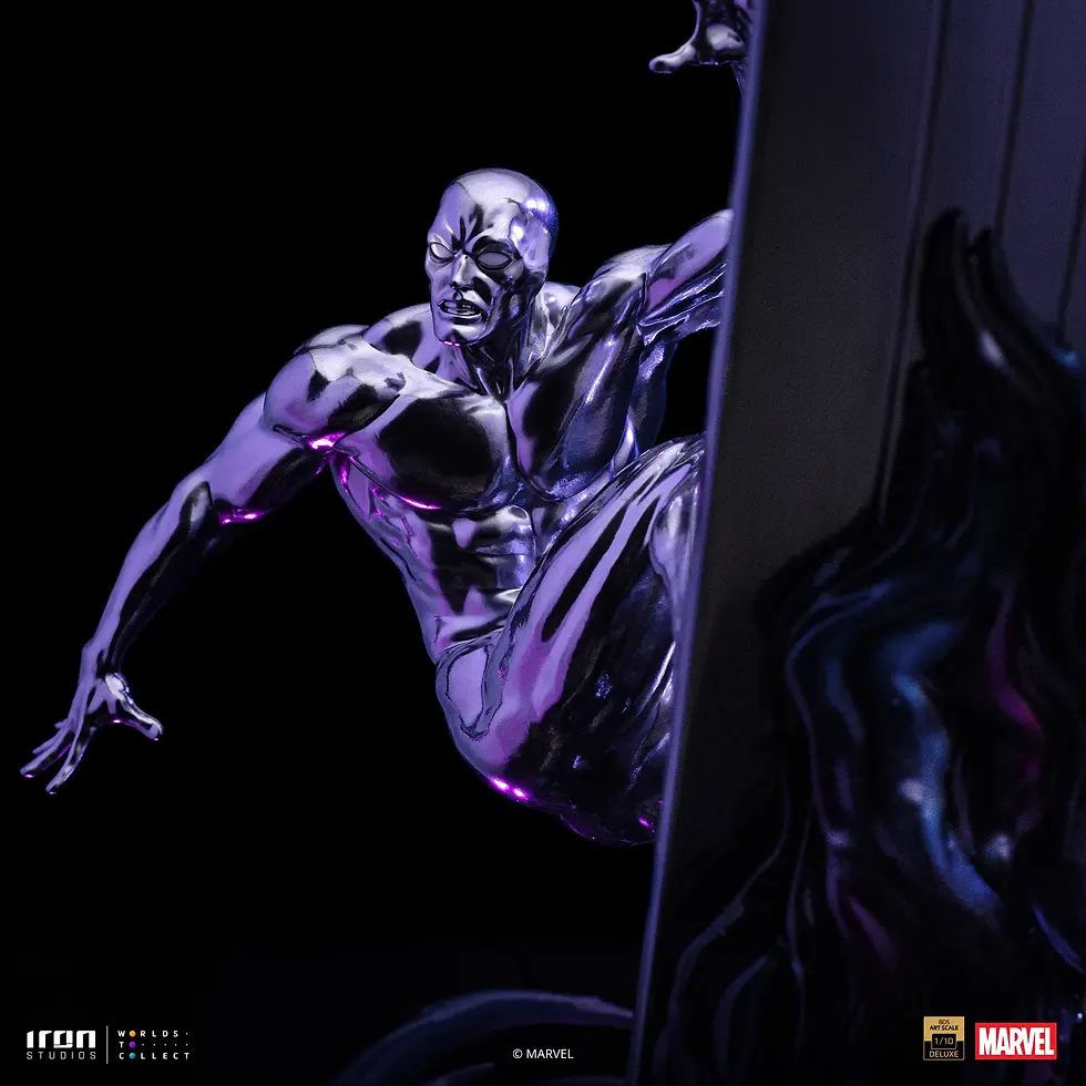 Miniatura: Silver Surfer - Infinity Gauntlet Diorama - Scale 1/10 - Iron Studios - Abono