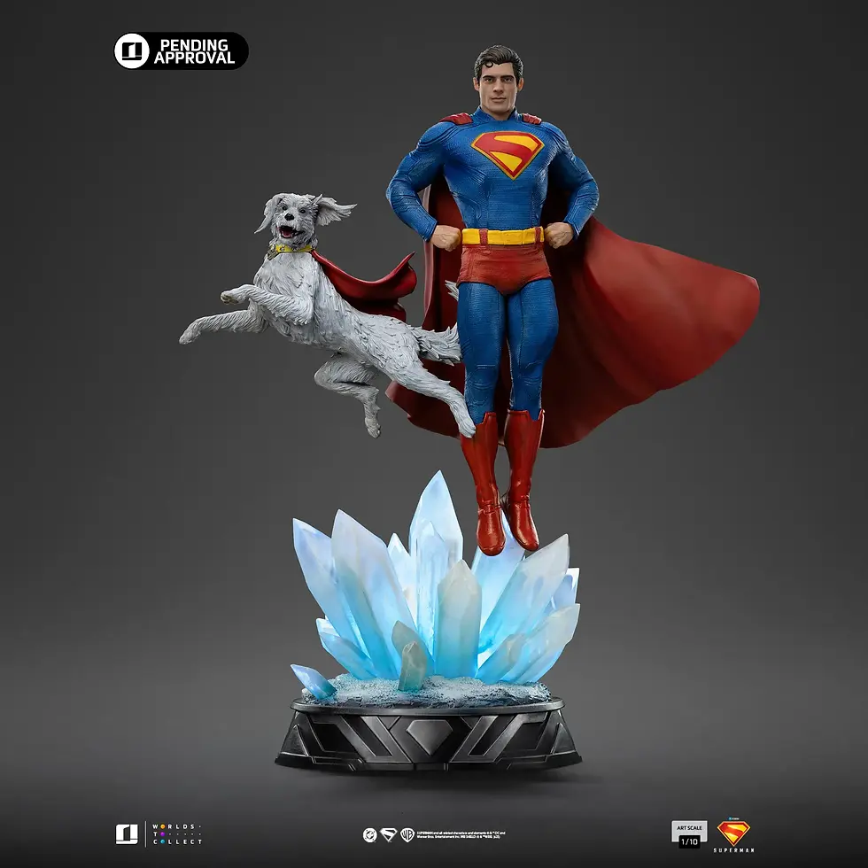 Miniatura: Superman and Krypto - Superman: Legacy - Art Scale 1/10 - Iron Studios