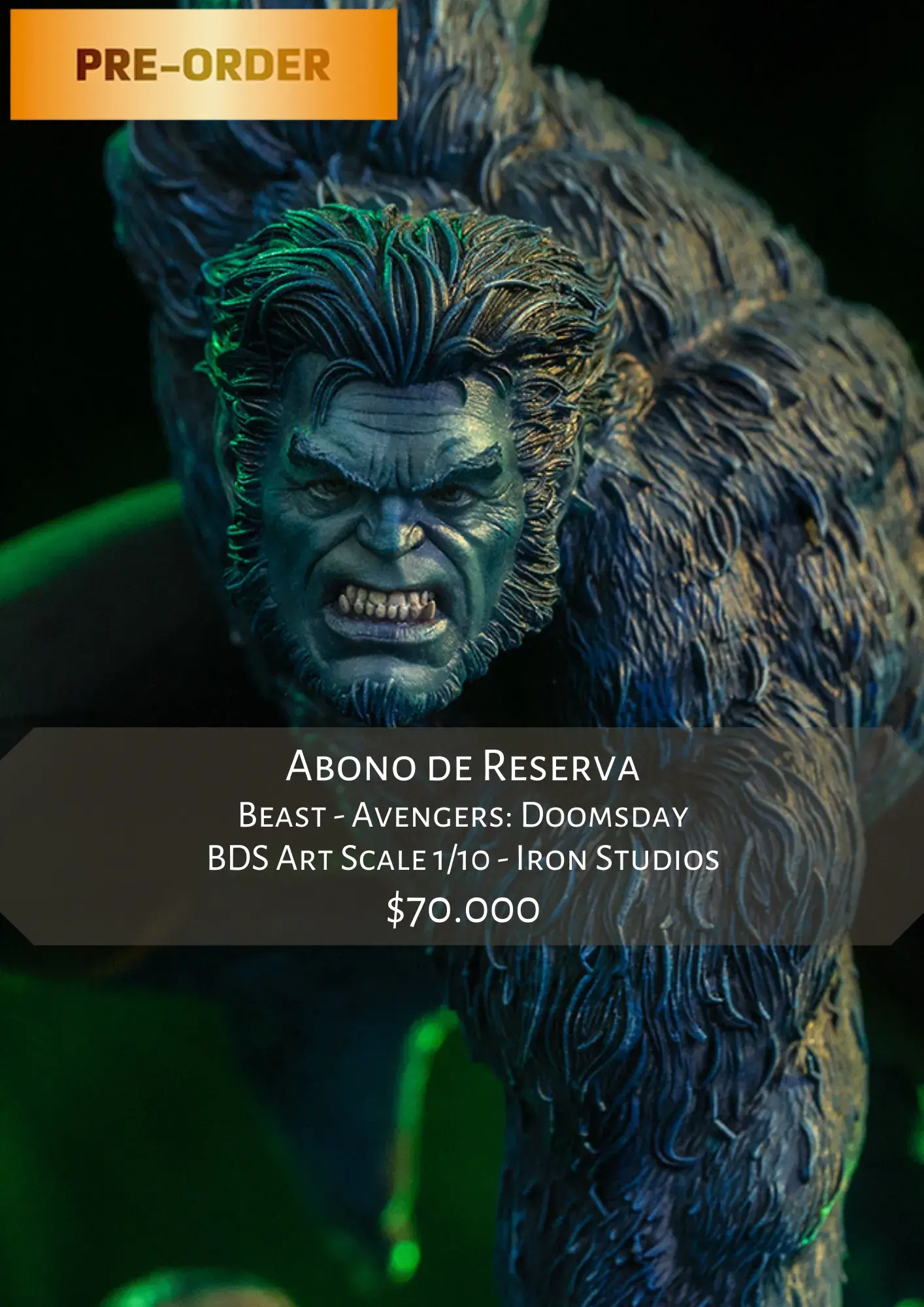 Statue Beast - Avengers: Doomsday - BDS Art Scale 1/10 - Iron Studios
