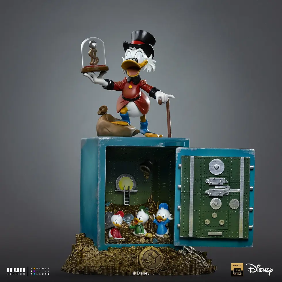 Miniatura: Uncle Scrooge Mcduck and Nephews - Duck Tales - Art Scale 1/10 - Iron Studios
