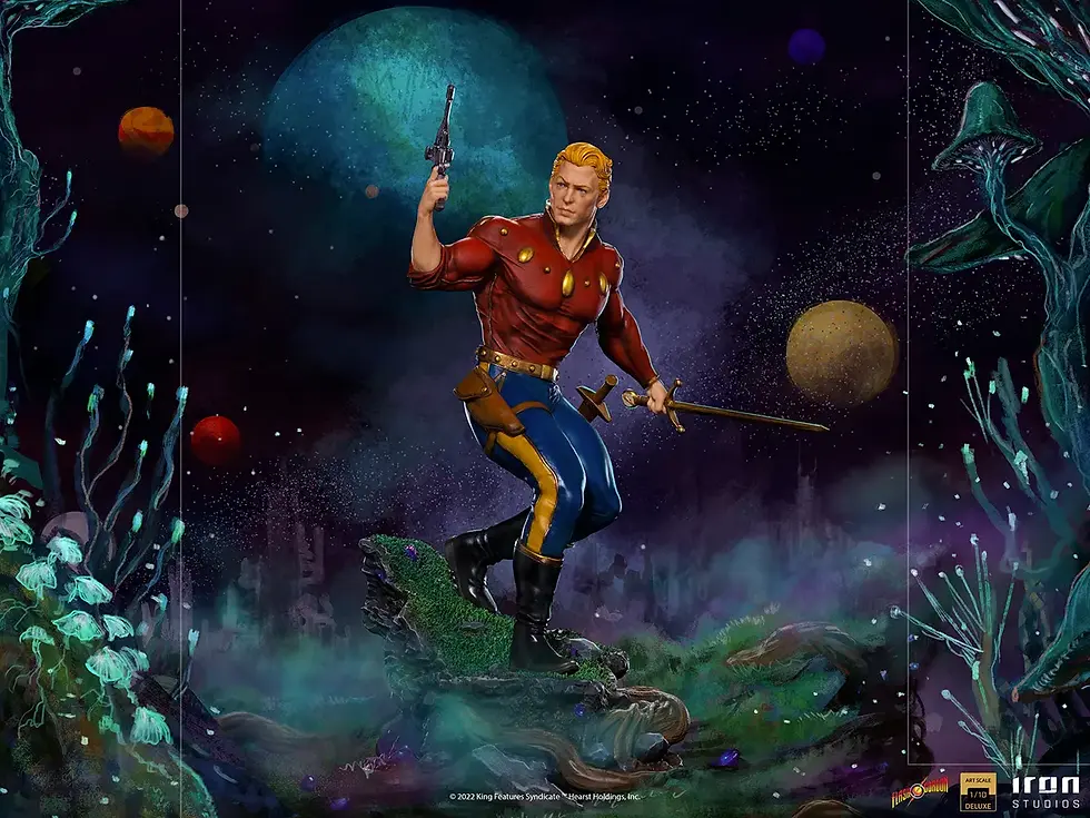 Miniatura: Flash Gordon Deluxe - Defenders of the Earth - Art Scale 1/10 - Iron Studios