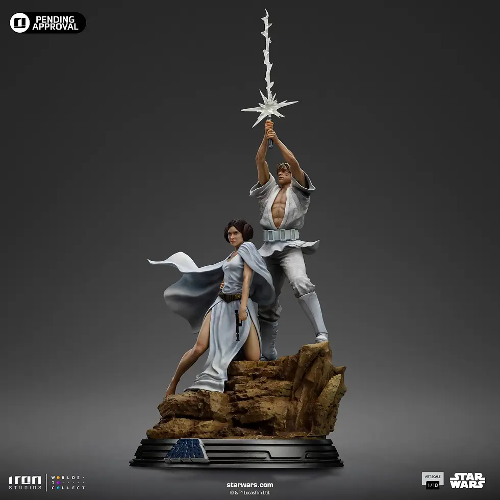 Miniatura: Luke and Leia Movie Poster - Star Wars - Deluxe 1/10 - Iron Studios - Abono