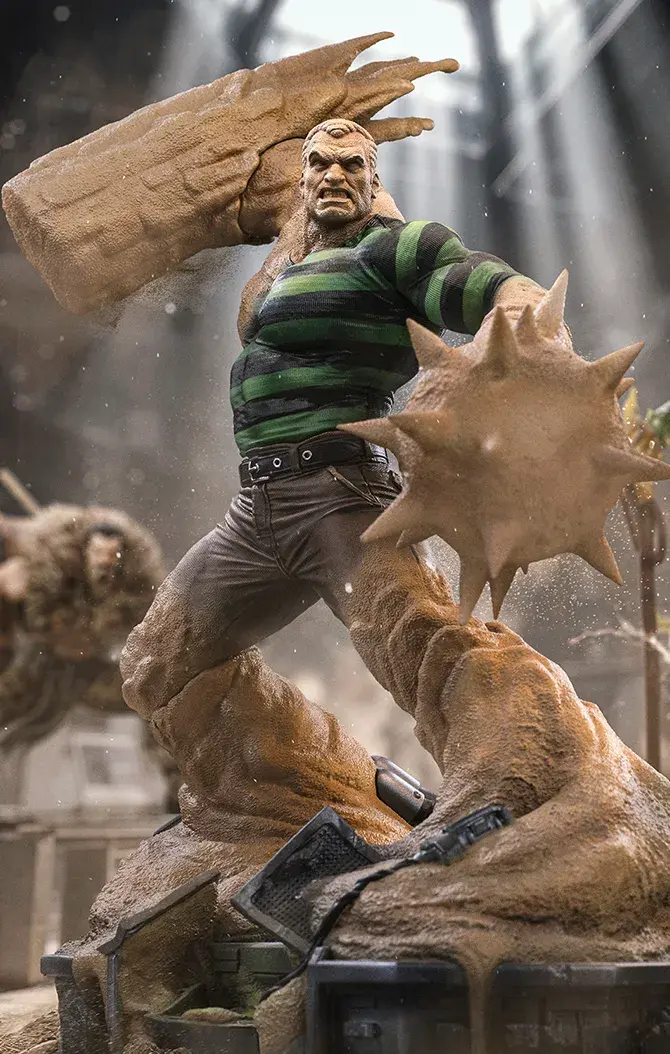 Miniatura: Figura Coleccionable Sandman - Spider-Man vs Villains Diorama - Art Scale 1/10 - Iron Studios