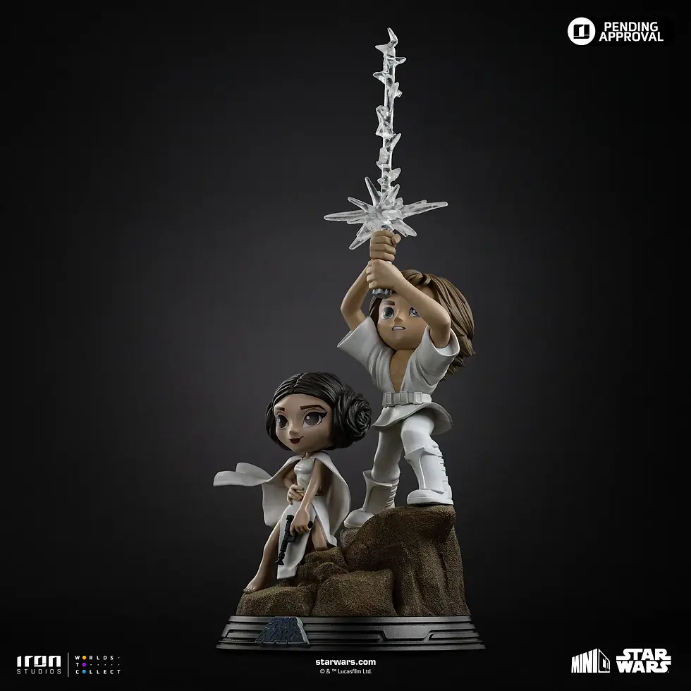 Miniatura: Luke and Leia - Star Wars - Minico - Iron Studios - Abono