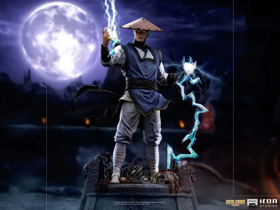 Miniatura: Raiden - Mortal Kombat - Art Scale 1/10 - Iron Studios