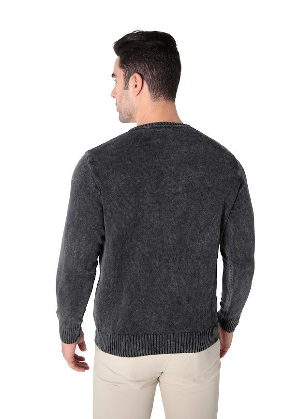 Miniatura: SUÉTER Tricot Prime Gola C Be Outlier -  100% ALGODÃO – EFEITO ESTONADO