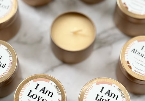Affirmation Soy Wax Tin Candles